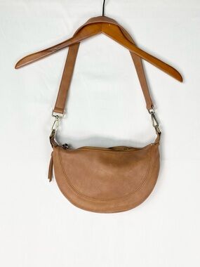Urban Originals Anthropologie Luna Mini Slouchy Crossbody Bag Tan